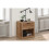 Birlea Stockwell 1 Drawer Bedside - Rustic Oak 4
