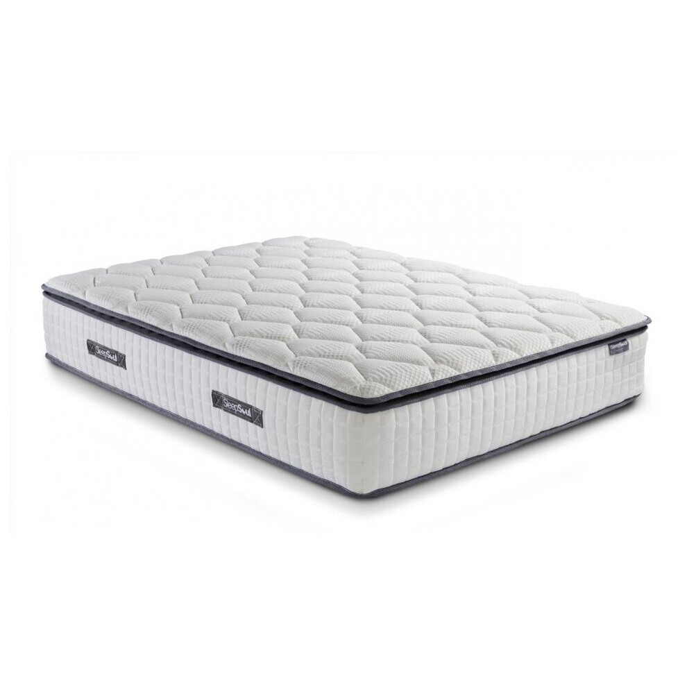 SleepSoul 3ft Single Bliss 800 Pocket Sprung Mattress - Memory Foam Top Layer