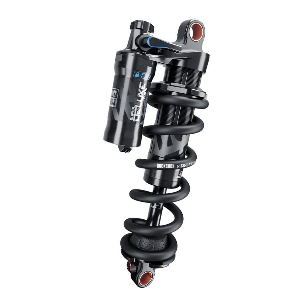 (185 X 52.5, Black) RockShox Rear Shock Super Deluxe Ultimate Coil RCT MREB/MCOMP 320LB Theshold Std A2