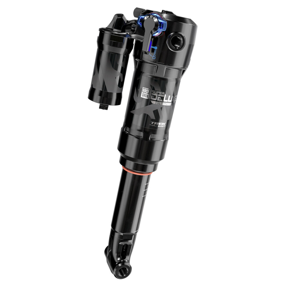 RockShox Rear Shock Super Deluxe Thru Shaft RCT Progressive, MREB/MCOMP, Trunnion / Yoke