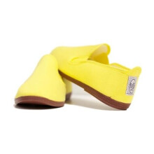 (Florescent Yellow, EURO SIZE 40 UK SIZE 7) Women'S Ladies Mens Javer Flossy Style Espadrilles Plimsolls Flat Shoes Pumps