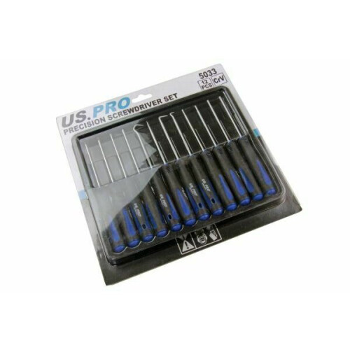 us pro US Pro 12pc Mini Screwdriver Pick Hook and Torx Set Precision 5033 2