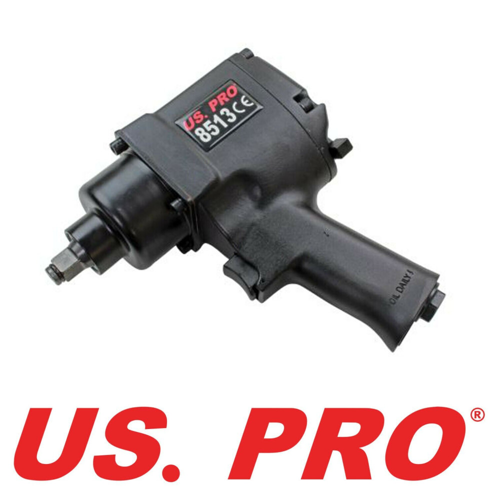 US PRO 1/2" Dr Industrial Air Impact Wrench Gun 590 ft/lb (800NM) 8513