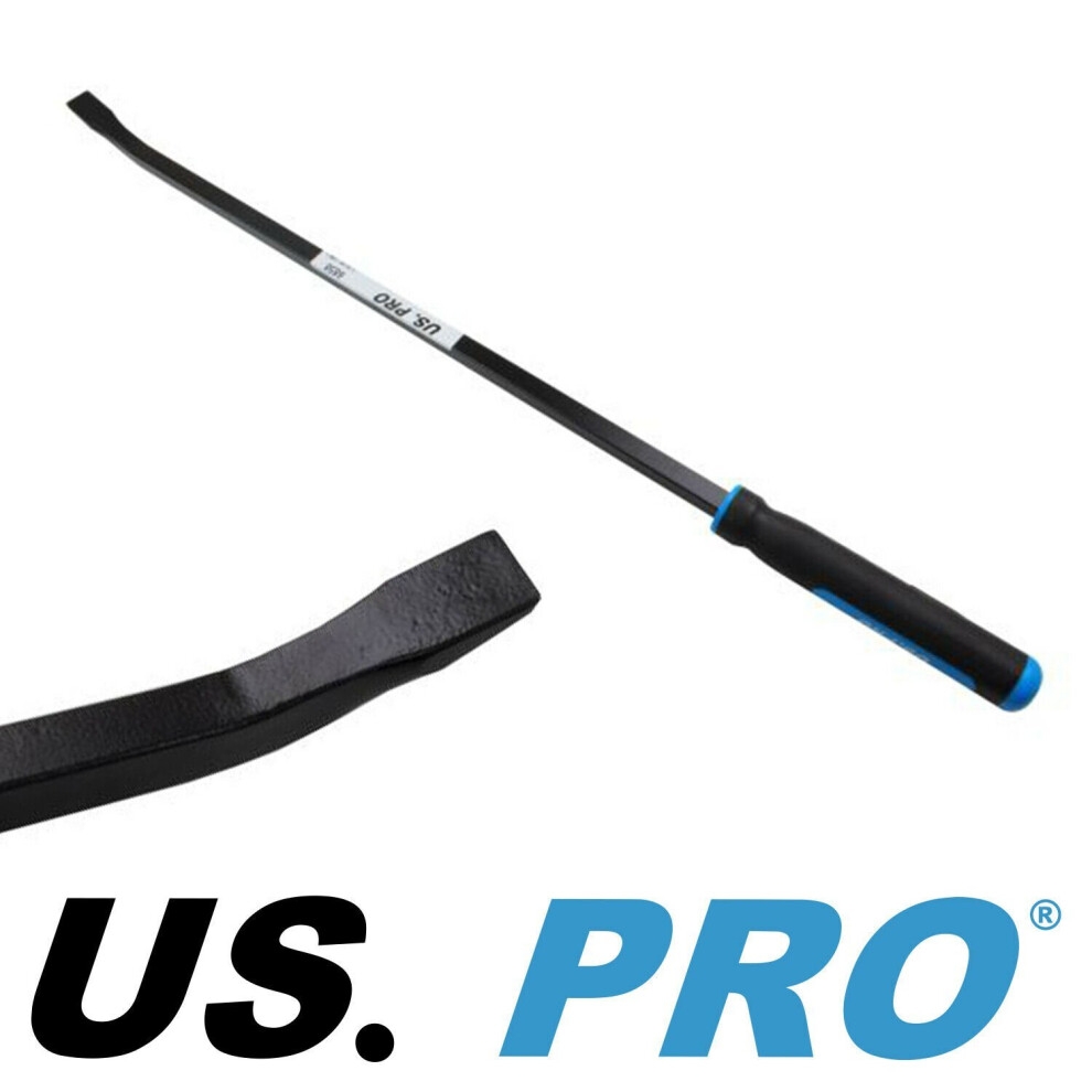 US PRO Large Black Heavy Duty 36" Angle Pry Bar Crow Bar Non Slip Handle 6858