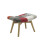 Birlea Birlea Sloane Multicolour Patchwork Upholstered Stool 2