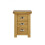 Birlea Woburn Small 3 Drawer Bedside Oak 5