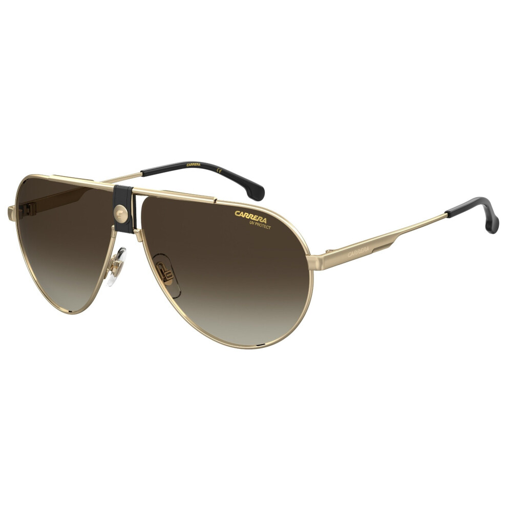 Aviator Gold Brown Gradient Sunglasses