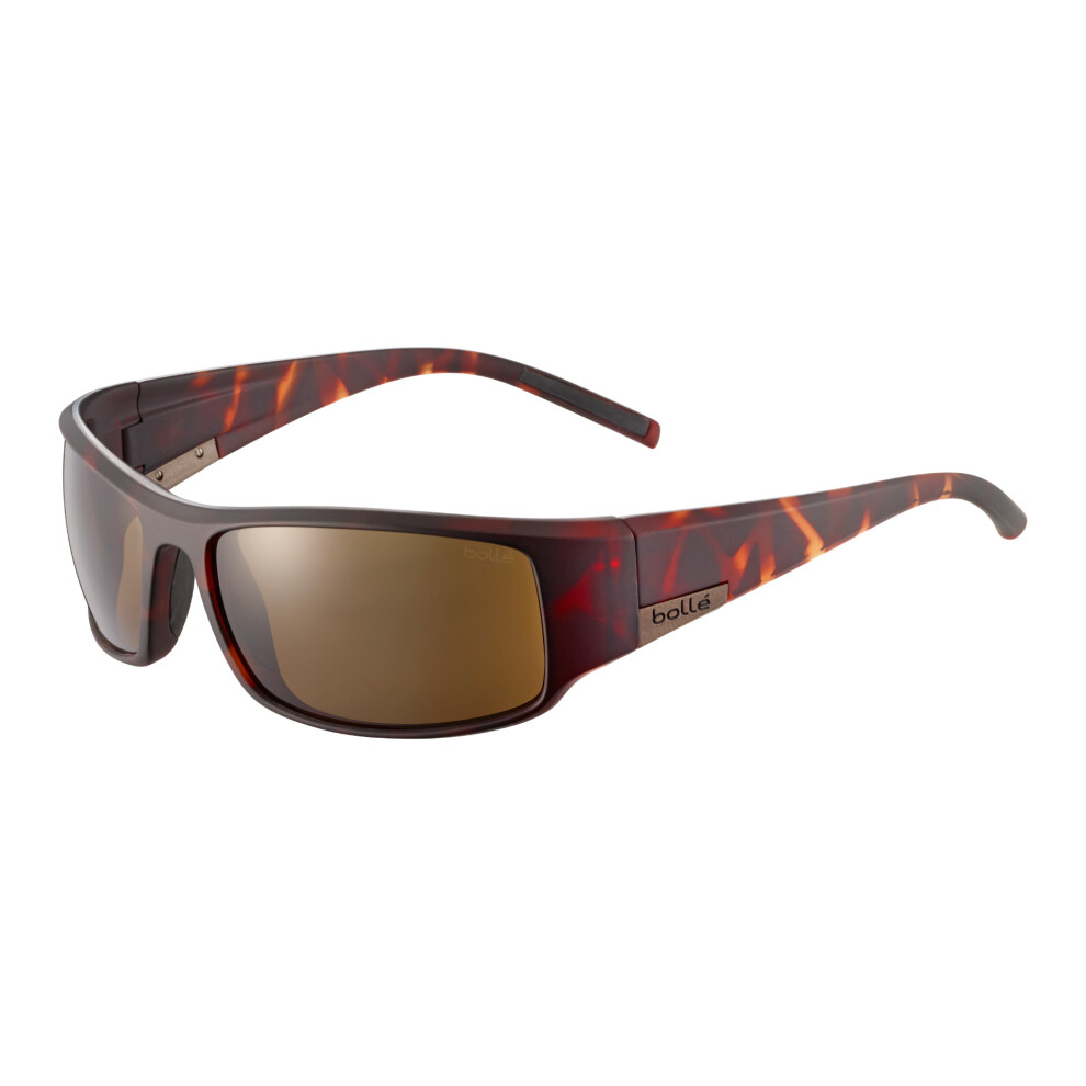 Bolle King 12588 Tortoise Sunglasses/HD Polarized Brown