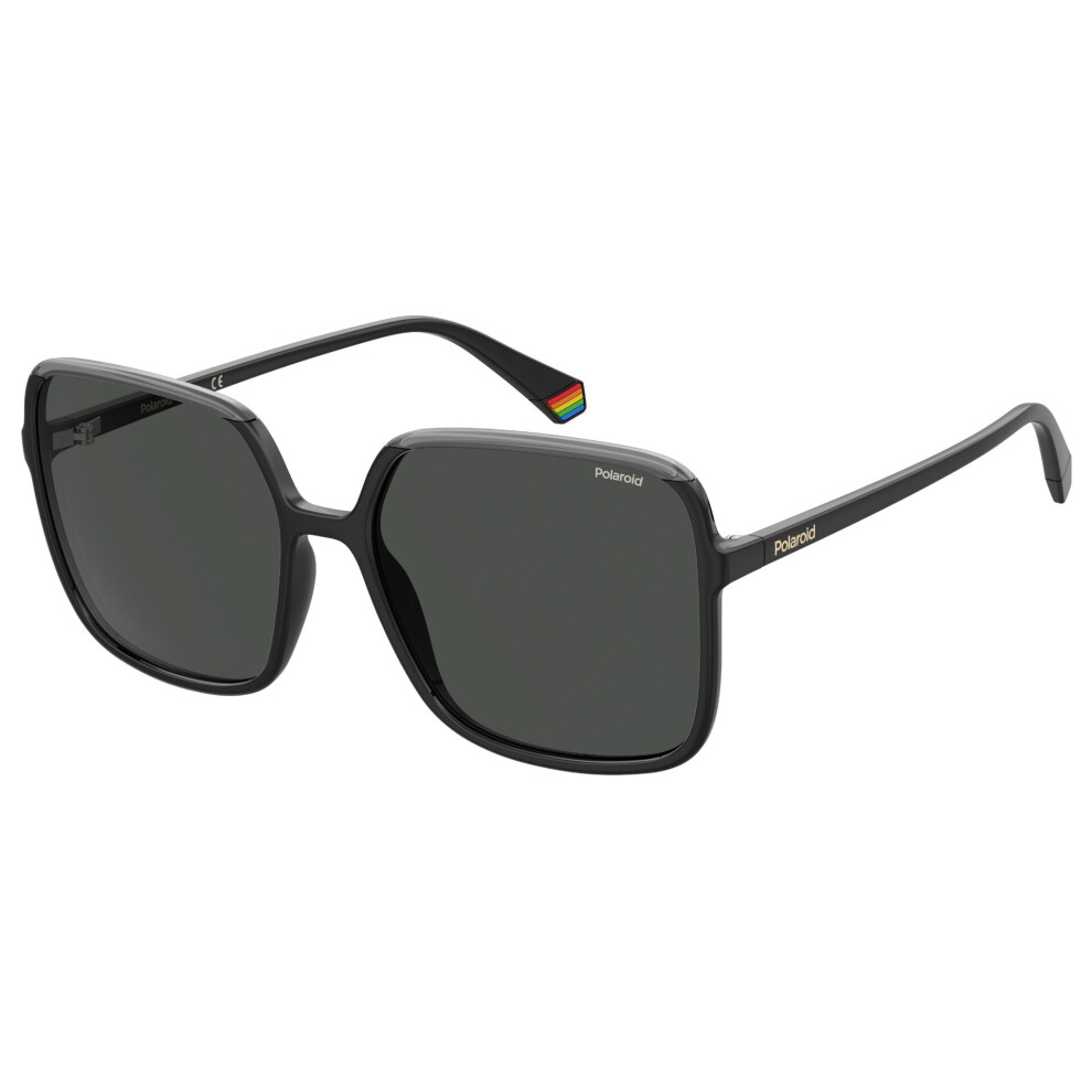 Polaroid Pld6128/S 08A/M9 Black / Polarised Sunglasses Grey
