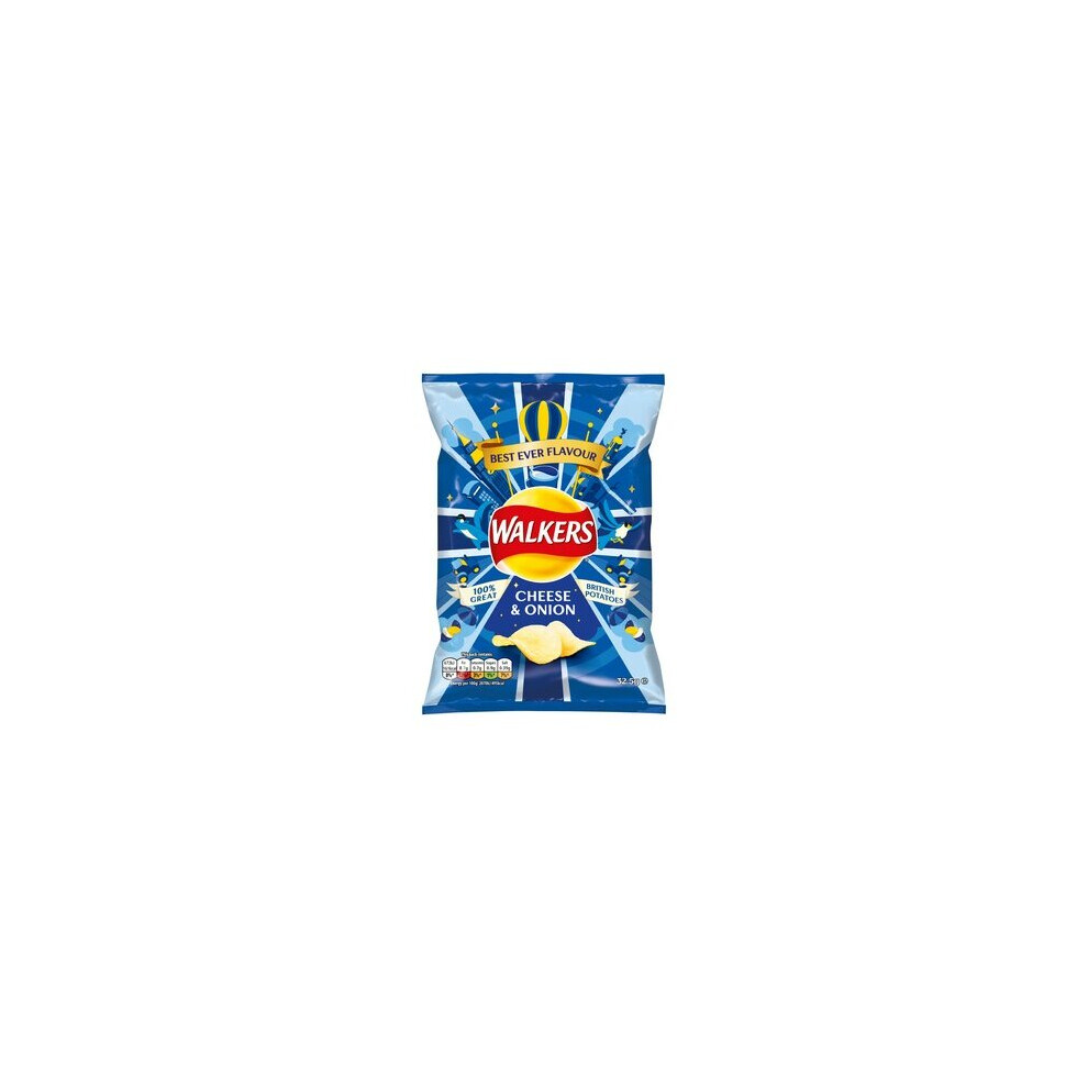 Walkers Cheese & Onion 32.5 X 32 bags