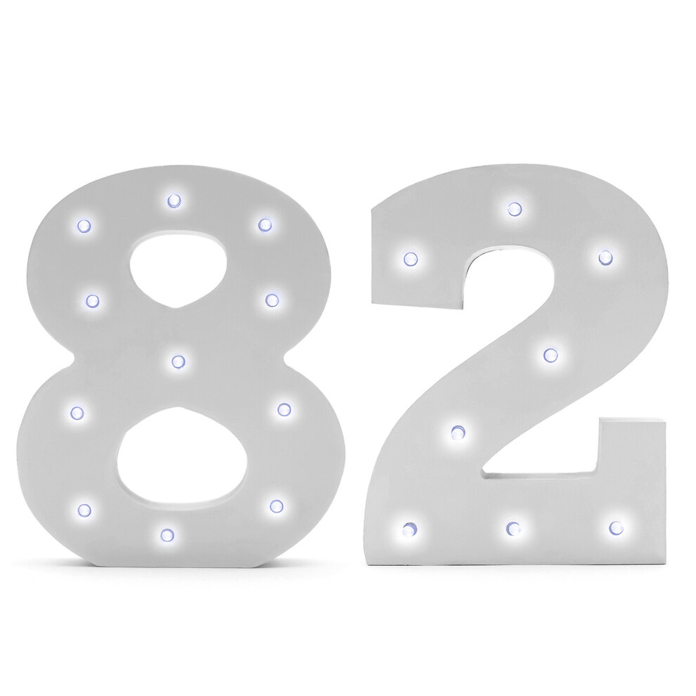 (82) 16cm LED Light Up Number 0 To 100 Home DÃ©cor-image-OPC-P6K5GWX-NEW