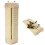 Pet Kitten Corner Sisal Wall Scratch Post for Cats - Durable Beige Scratching Board 1