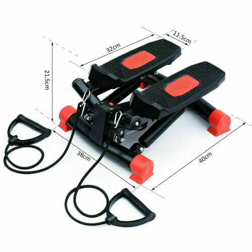 Ezi Mini Stepper Home Fitness Leg Arm Cord Training ExercÃcio de ginÃ¡sio 1