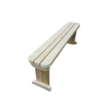 (8ft, Light Green) Picnic Bench Hollies Rounded Wooden Outdoor Garden Furniture Fence Seating