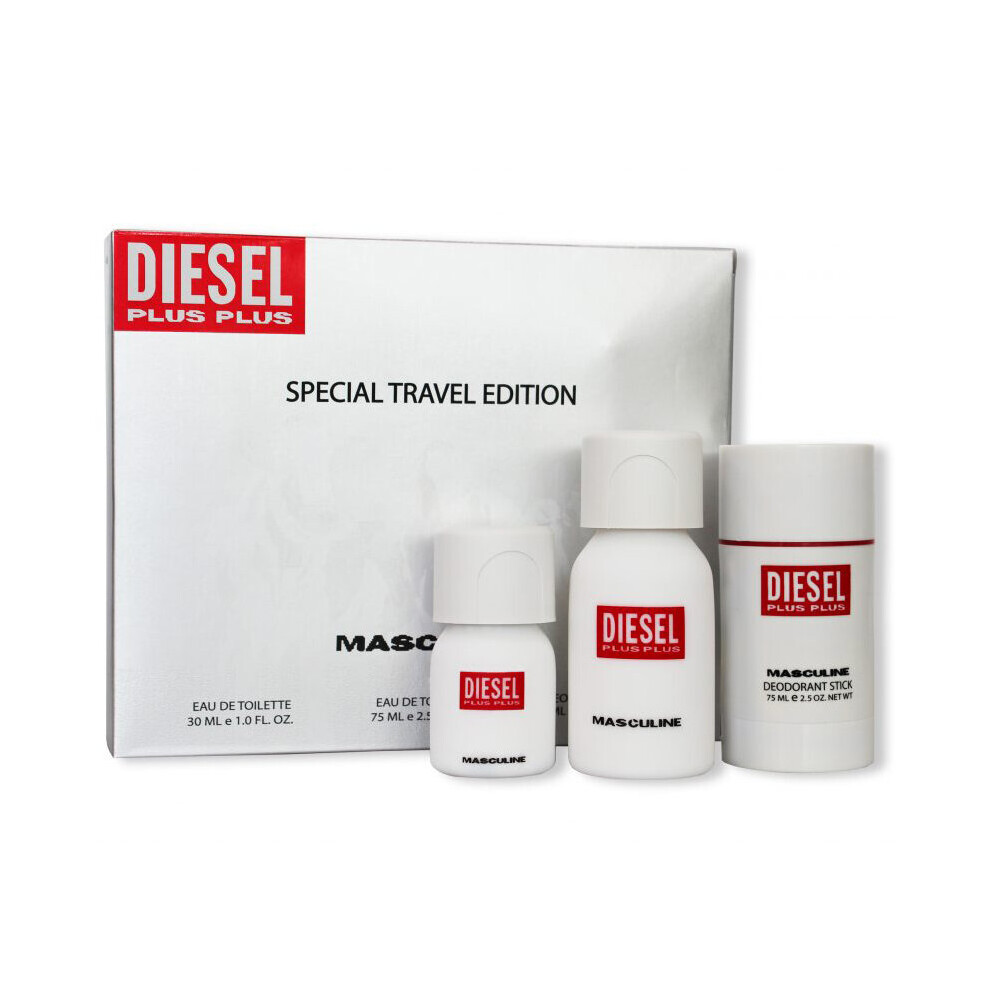 Diesel Plus Plus Masculine Eau de Toilette 75ml Spray Gift Set