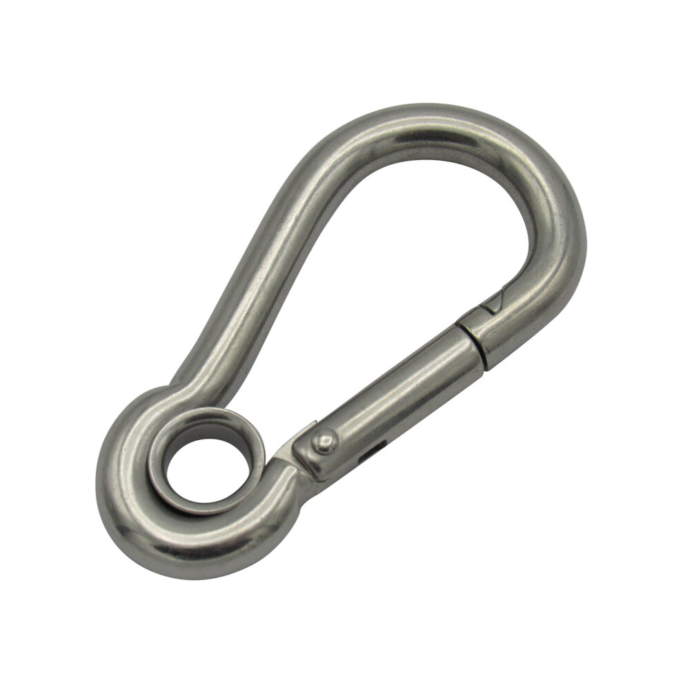 12Mm Zinc Plated Carbine Hook With Eyelet - Marine Snap Gate Rope Karabina Bzp 600988497900