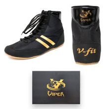 (Black/Gold, 5 (Children's)) Sab MCR LTD Boxing Boots, Footwear Mens/Kids