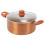 URBN-CHEF (20cm + 24cm, Copper ) Non Stick Ceramic Induction Casserole Stockpot 5