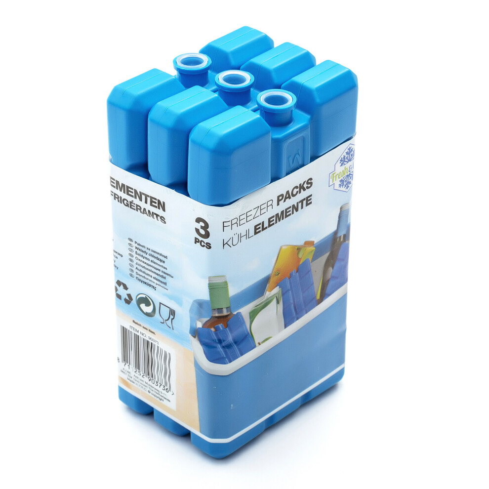 Freezer Pack 3 Refrigerant Filled Ice Block Medicine Transportation