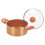 URBN-CHEF (20cm + 24cm, Copper ) Non Stick Ceramic Induction Casserole Stockpot 6