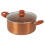 URBN-CHEF (20cm + 24cm, Copper ) Non Stick Ceramic Induction Casserole Stockpot 4