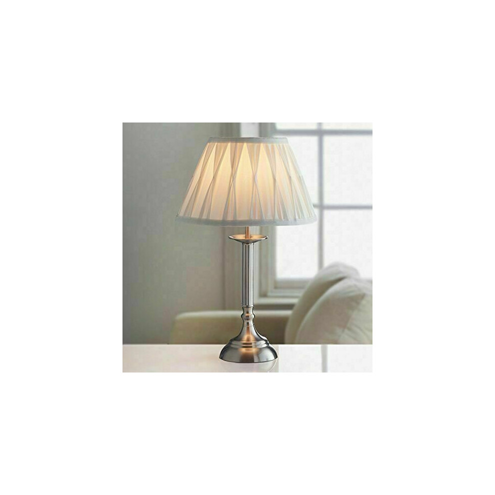 Luxury Large Oxford Reed Office Desk Table Lamp Ivory Brushed Silver-image-OPC-P6K6G2N-NEW