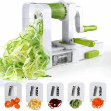 Spiralizer 3 Blade Spiralizer Foldable Spiral Noodle & Pasta Slicer