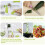 Spiralizer 3 Blade Spiralizer Foldable Spiral Noodle & Pasta Slicer 6