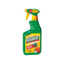 Roundup Fast Acting Weedkiller Ready to Use 1L (17829) Systemic formula kills from inside out, no residues, safe for replanting