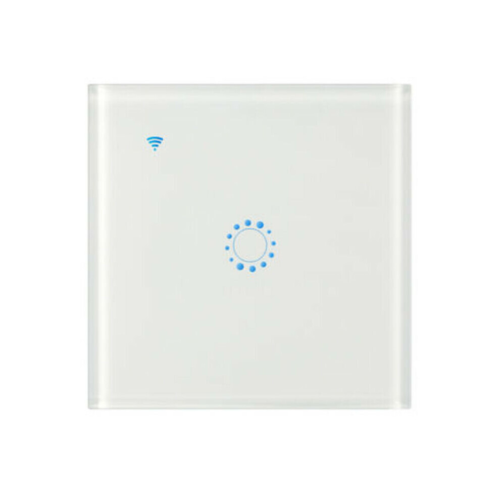 (White) Wifi Smart Touch Light Switch Panel Alexa Voice Google Remote Mobile Control 683546096210