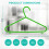 (Multi-Colour) 40Pc Kids Plastic Hangers Clothes Cloth Plastic Coat Hangers 6