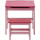 Premier Housewares Childrens Table Chair Set Strong Durable Hinge Lid Desk Rectangular Pink 3