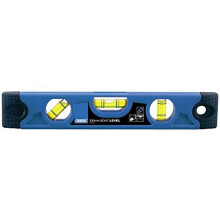 Draper 230mm Torpedo Spirit Level Magnetic Base Rubber End Caps Hang Hole