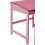 Premier Housewares Childrens Table Chair Set Strong Durable Hinge Lid Desk Rectangular Pink 7