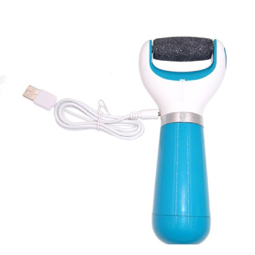 Foot File Blue Electronic Callus And Hard Skin Remover Usb Rechargeable