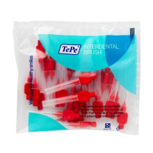 Pack of 25 TePe Interdental Brushes - Red 0.5mm (TEP0033)
