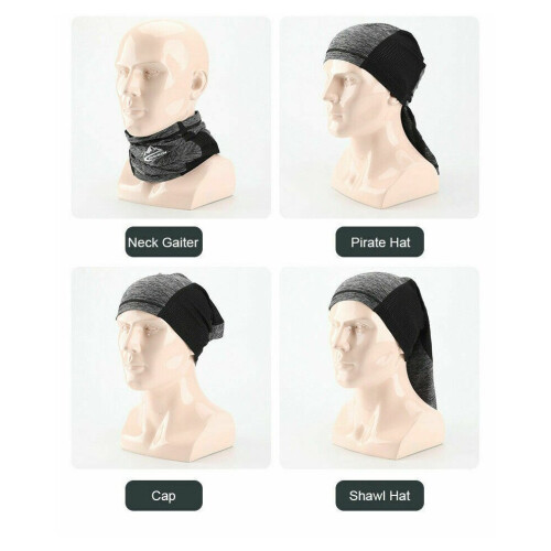 (Grey) Antibacterial Safety Snood Face Mask 1