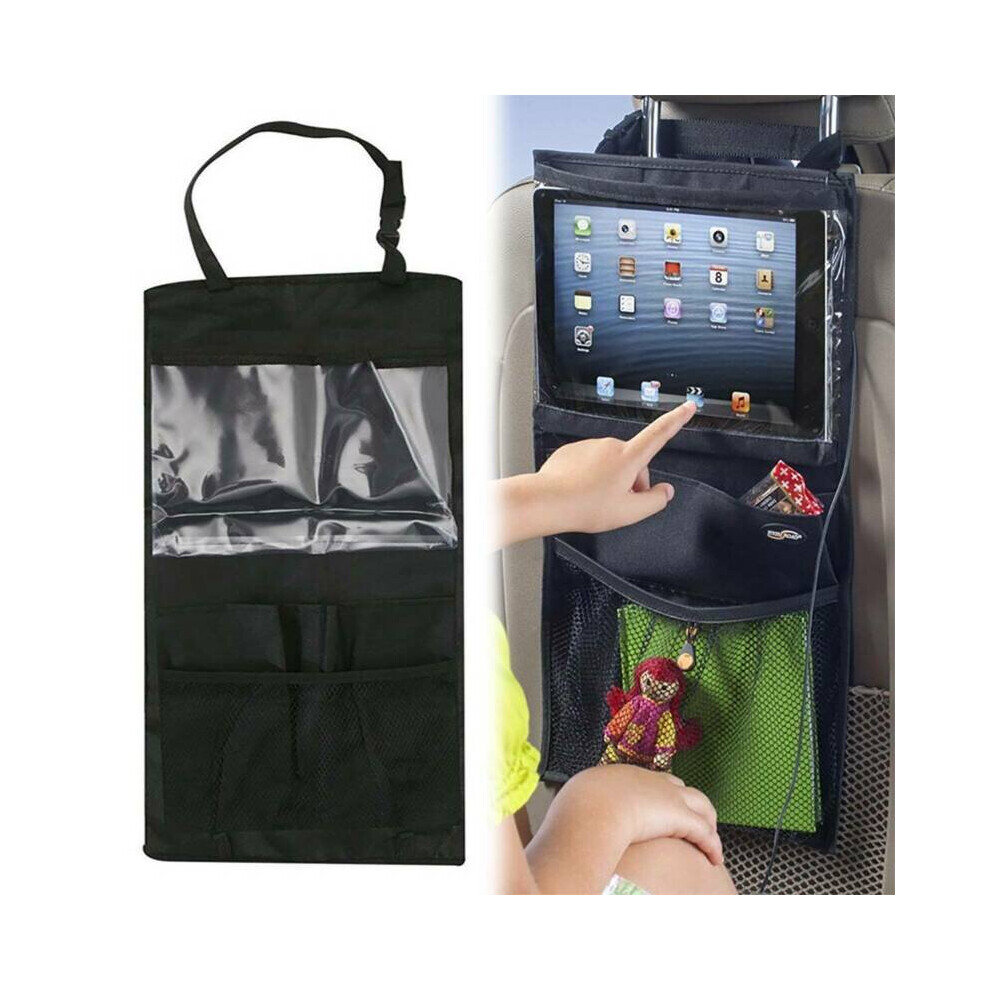 Car Back Seat Organiser Multi-Pocket Storage Tablet iPad Travel Holder Passenger
