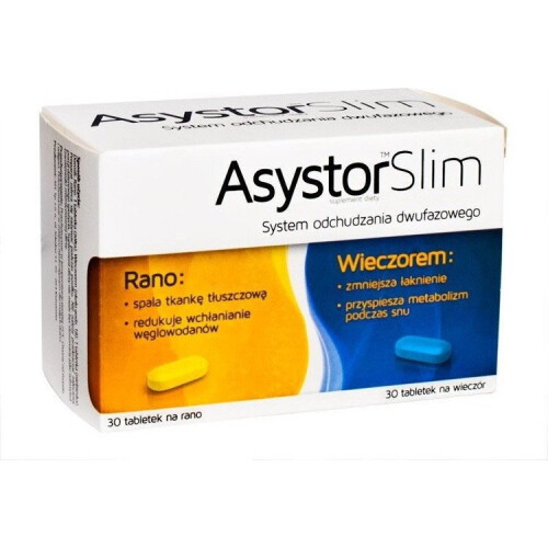 Aflofarm AsystorSlim Two-phase System 60tabl. Asystor Slim