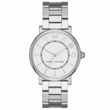 Marc Jacobs Women's Roxy MJ3521 Silver-Tone Stainless Steel Watch, 36mm, Analog Quartz, 50m Water Resistant
