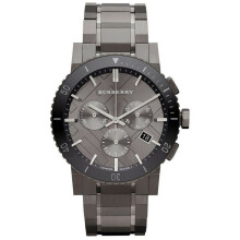 Burberry BU9381 Gunmetal Dial Grey Ion-Plated Men's Watch