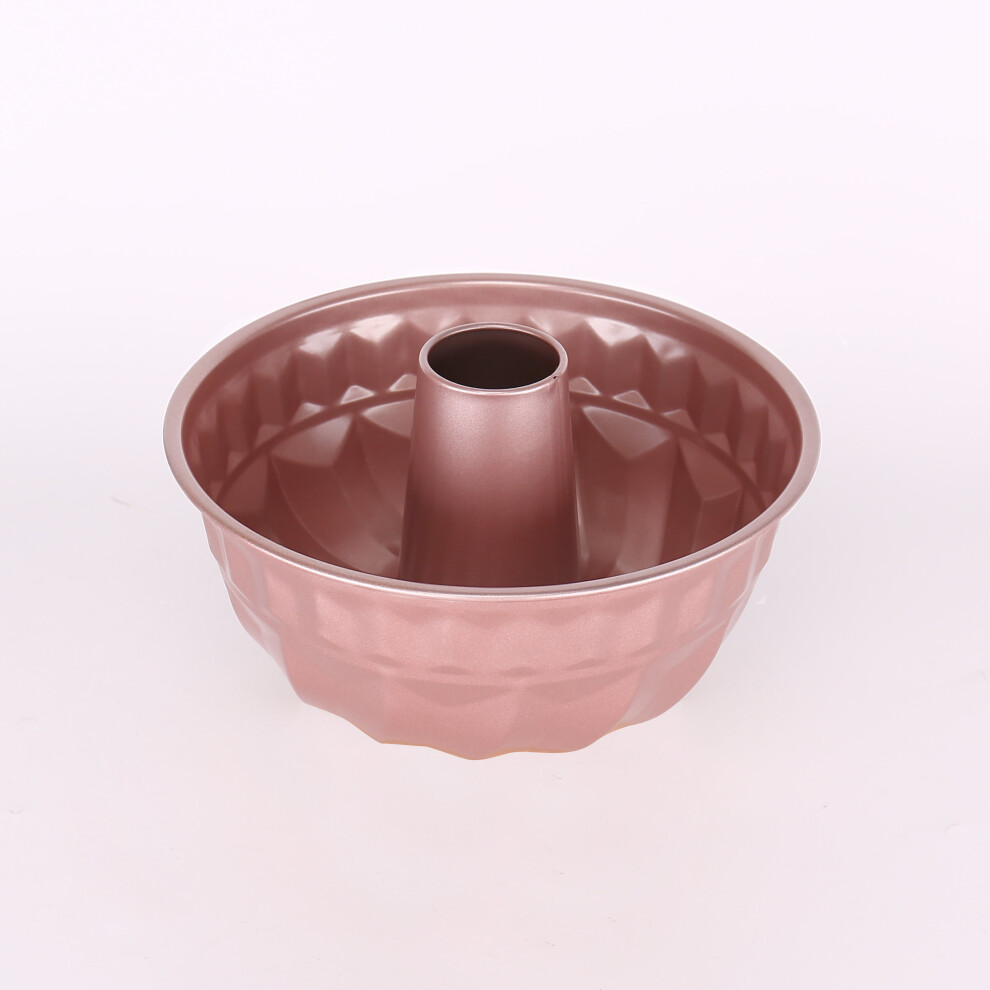 Urbn-Chef (Rose Gold) Carbon Steel Bund Savarin Cake Tin Pan Mould