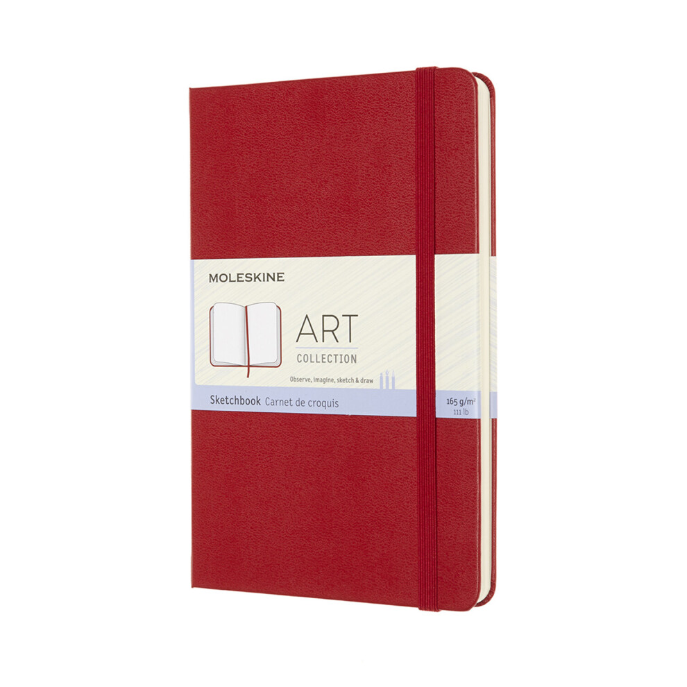 Moleskine Art Medium Sketchbook: Scarlet Red