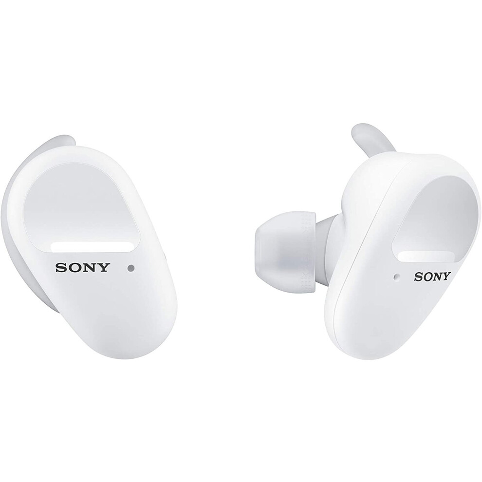 Sony WF-SP800N Noise-Canceling True Wireless In-Ear Sport Headphones (White)
