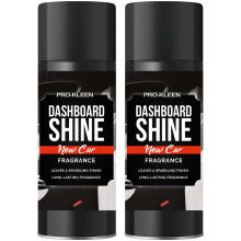 (2 x 400ml) ProKleen Dashboard Shine Spray Car Trim Cleaner