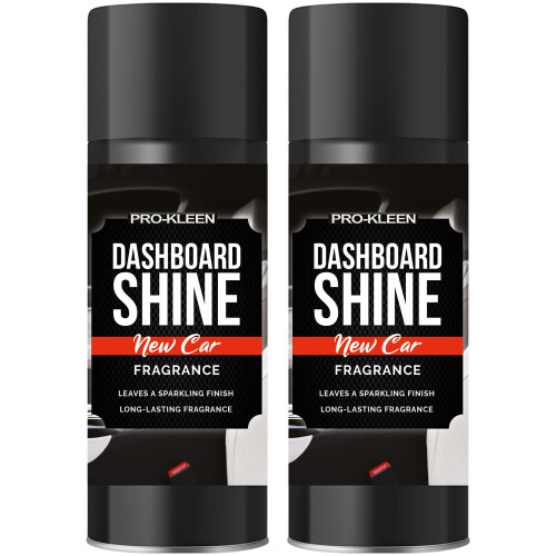 Pro-Kleen (2 x 400ml) ProKleen Dashboard Shine Spray Car Trim Cleaner