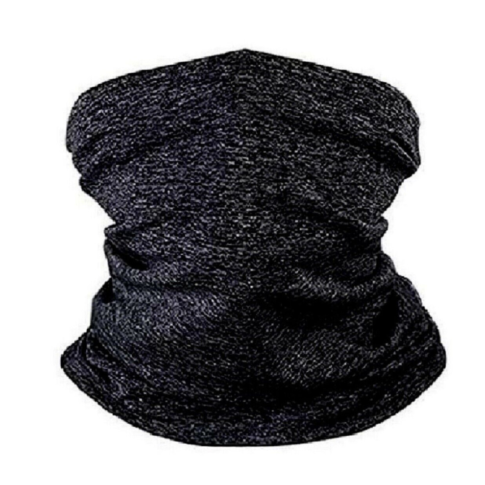 (Black) Unisex Multifunctional Headwear Bandana Scarf Elastic Tube Magic Headband Neck Gaiter Balaclava Snood Face Covering Mask Uv Residence With 15 Black 5060747692451