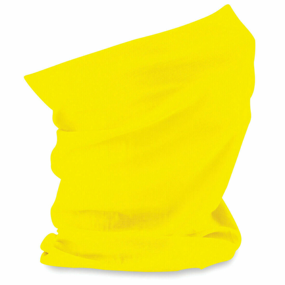 (Yellow) Unisex Seamless Multifunctional Headwear Bandana Scarf - Elastic Tube Magic Headband Gaiter Balaclava Snood Face Covering Mask UV Residence-image-OPC-P6K7V2R-NEW