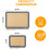 LIVIVO LIVIVO Set of 4 Silicone Baking Paper Sheet Mats Non Stick Washable 11