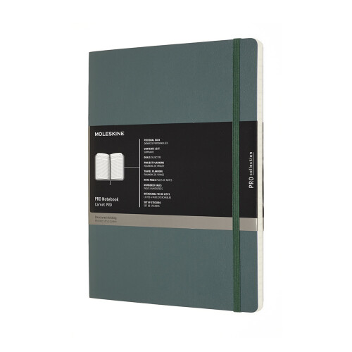 Pro Notebook Xl Soft Forest Green